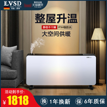 De National Liveston Warmer Home Heating Silent Waterproof Electric Heater Variable Frequency Energy Saving Big Space Electric Heating