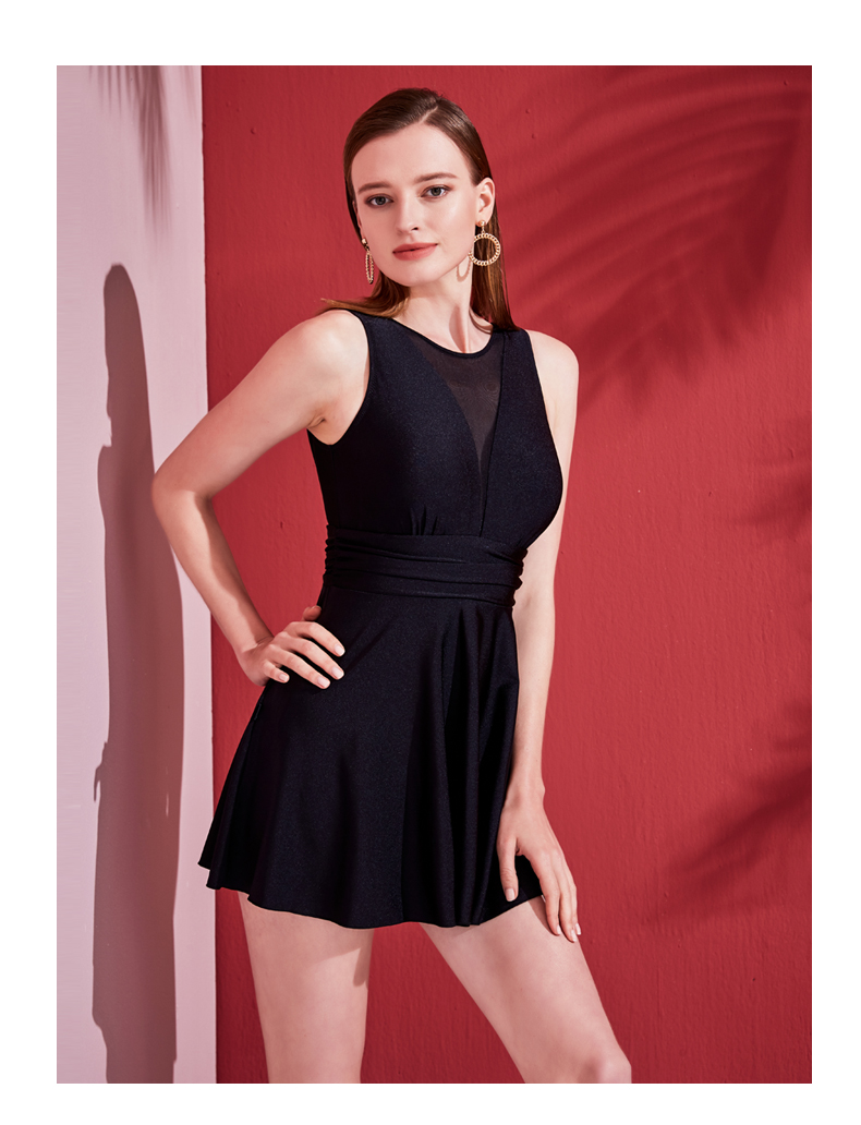 Áo tắm bà Kee Siamese Triangle Slim Slim Slim Sexy Sexy - Bộ đồ bơi One Piece đồ bơi nữ liền thân dài tay quần dài