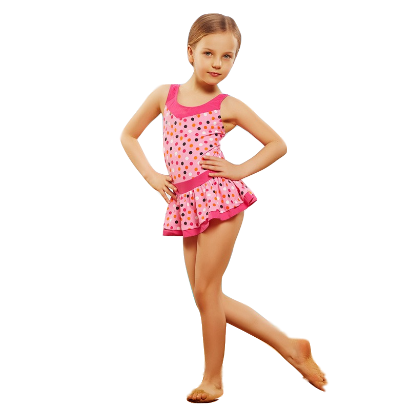 Zoke Childrens Swimsuit Girls Medium And Large Childrens Swimsuit One