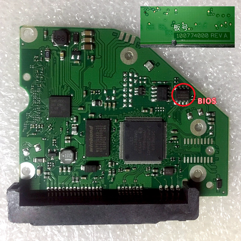 Seagate Hard Disk Circuit Board 100774000 REV A for Desktop HDD 500G 1T 2T