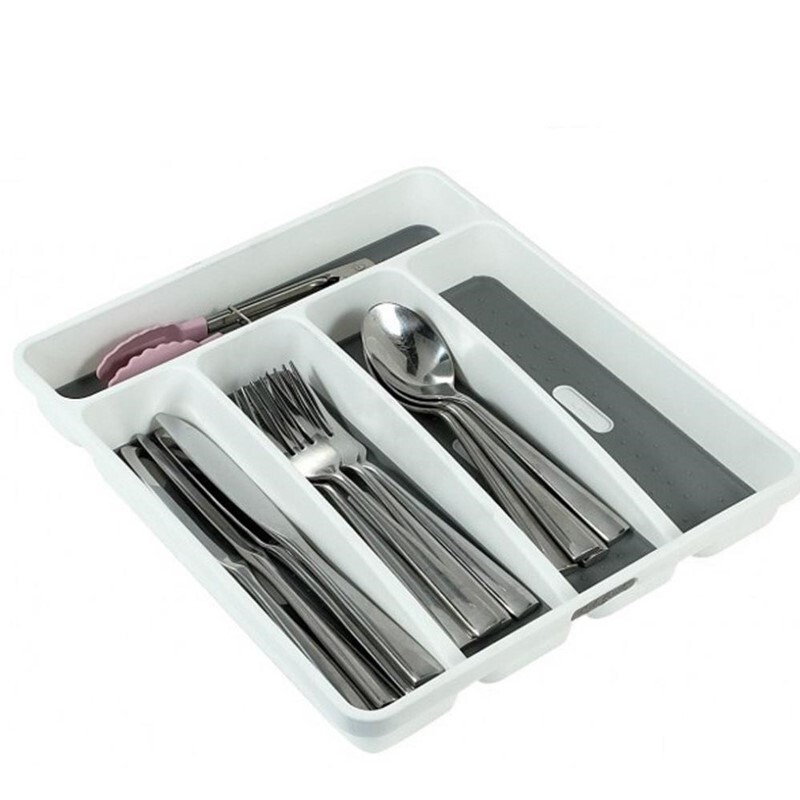 Cabinet Drawer Divider Cutlery Storage Box Plate Pp Plastic Organizer Box Chopsticks Knife Fork Spoon Kitchen Storage Rack