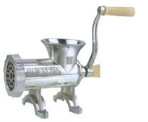 No. 12 horizontal hand-shake aluminum alloy twisted meat dumplings stuffed with chili ginger garlic at the end