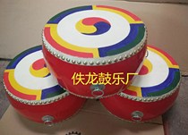  Korean flat drum Korean decorative drum Decoration drum Hotel drum Ornamental drum Painted dragon drum Prop drum