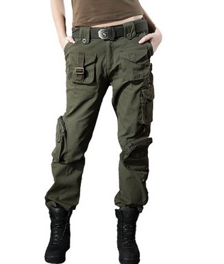Army Green Work Pants Women Loose Bf Casual Display Slim Tall Waist Straight Cylinder Handsome Gas Army Green Pants Dress Camouflay Pants Autumn Winter