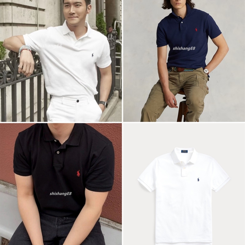 In-Stock Polo Ralph Lauren Classic Pony Logo Pique Cotton Short-Sleeve Polo Shirt In-Stock Polo Ralph Lauren Classic Pony Logo Pique Cotton Short-Sleeve Polo Shirt