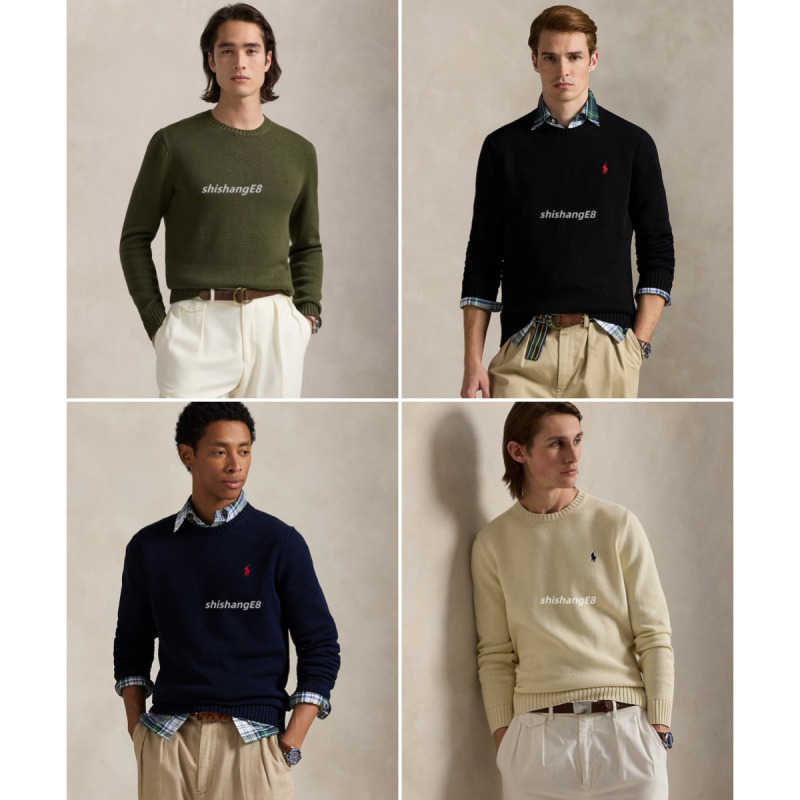 In-Stock at the Store: Polo Ralph Lauren Thick Cotton Knit Sweater with the Signature Pony Logo In-Stock at the Store: Polo Ralph Lauren Thick Cotton Knit Sweater with the Signature Pony Logo