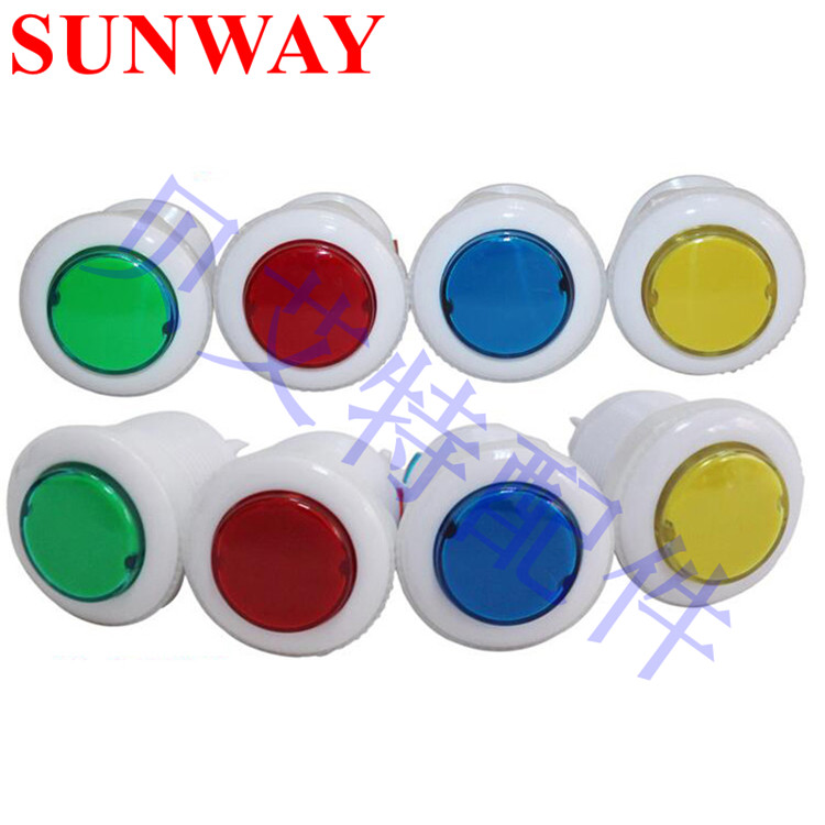 A4 American bracket button game machine accessories 28# frame machine small round button game machine American button switch