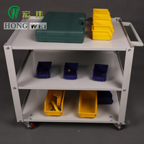Factory direct sales tool truck flatbed trolley tool cabinet hand push truck steel frame thickening quality assurance