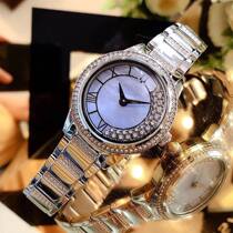   Bulova Watch Blue Mother-of-pearl Dial Diamond-set Female quartz Watch 96L260