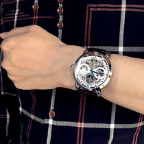 Stuhrling Original Mens Watch 371 01 Mens Moon Phase Automatic Mechanical Watch