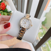 Overseas Bulova baoluhua womens watch fashion two-color steel belt simple diamond-studded quartz watch 98R221