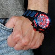 Overseas Invicta 25782 red and blue spider-man joint creative mens watch