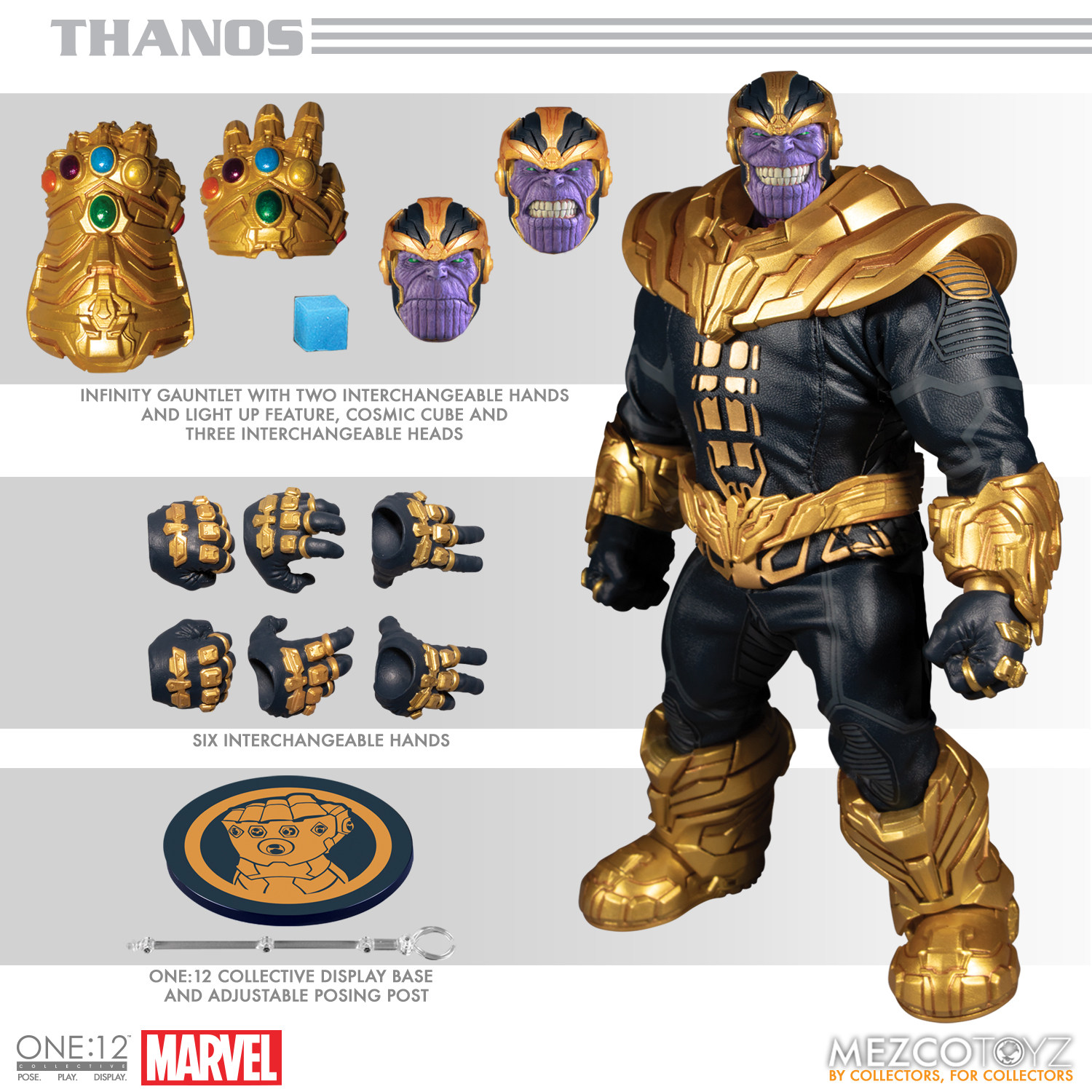 Marvel 12冊セット Thanos Infinity Doom Mezco Thanos One:12 Avengers Action Figure New Sealed IN STOCK | eBay