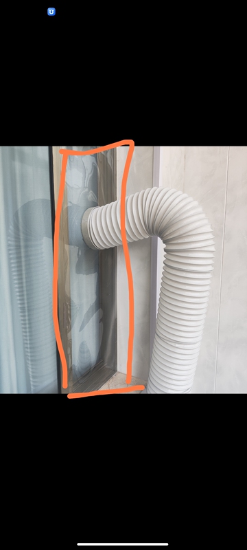No-Drill Mobile Air Conditioner Window Sealing Cloth, Window-Opening Adhesive for Air Conditioner Outdoor Unit Exhaust Duct, High-Temperature Resistant Accessory Gadget No-Drill Mobile Air Conditioner Window Sealing Cloth, Window-Opening Adhesive for Air Conditioner Outdoor Unit Exhaust Duct, High-Temperature Resistant Accessory Gadget