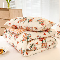 Quilt winter quilt thickened All cotton quilt core Summer quilted by single double air conditioning by washable pure cotton spring autumn quilted by cotton bedding