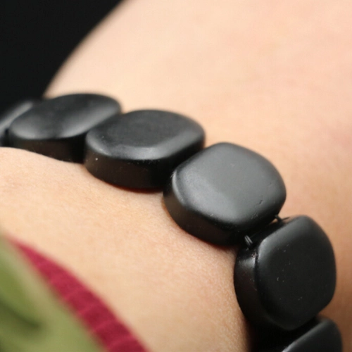 Оригинальный заводской прямой поставки натуральный черный вермикулит браслет здравоохранения здравоохранение Вермикулитовые браслеты горячие продукты