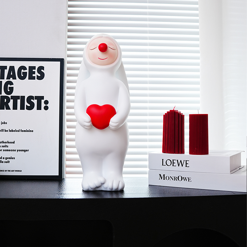 Rabbit Figurine Decoration Next to the Tv Cabinet in the Living Room, Light Luxury and High-End Feel, Entryway Cabinet Home Decor, Housewarming Gift