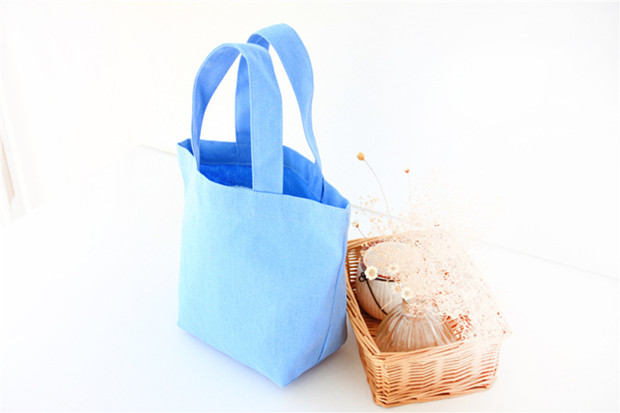 Bento túi vải nhỏ túi vải màu rắn túi vải hộp ăn trưa túi mỹ phẩm túi ly hợp - Hộp cơm điện sưởi ấm nên mua hộp cơm giữ nhiệt hay cắm điện
