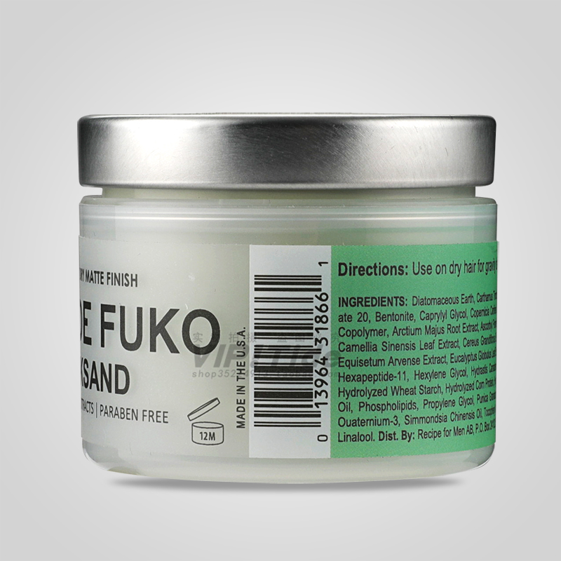 United States Organic Certification Hanz De Fuko Quicksand Strong