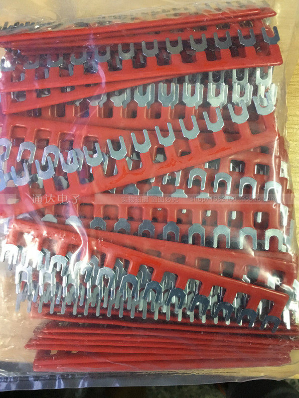 TB2512 Short Circuit Sheet Short Succession Strip Short Succession Sheet Red Yellowish Blue Black 4 Color Optional 25A 12 Bits Short Succession Piece