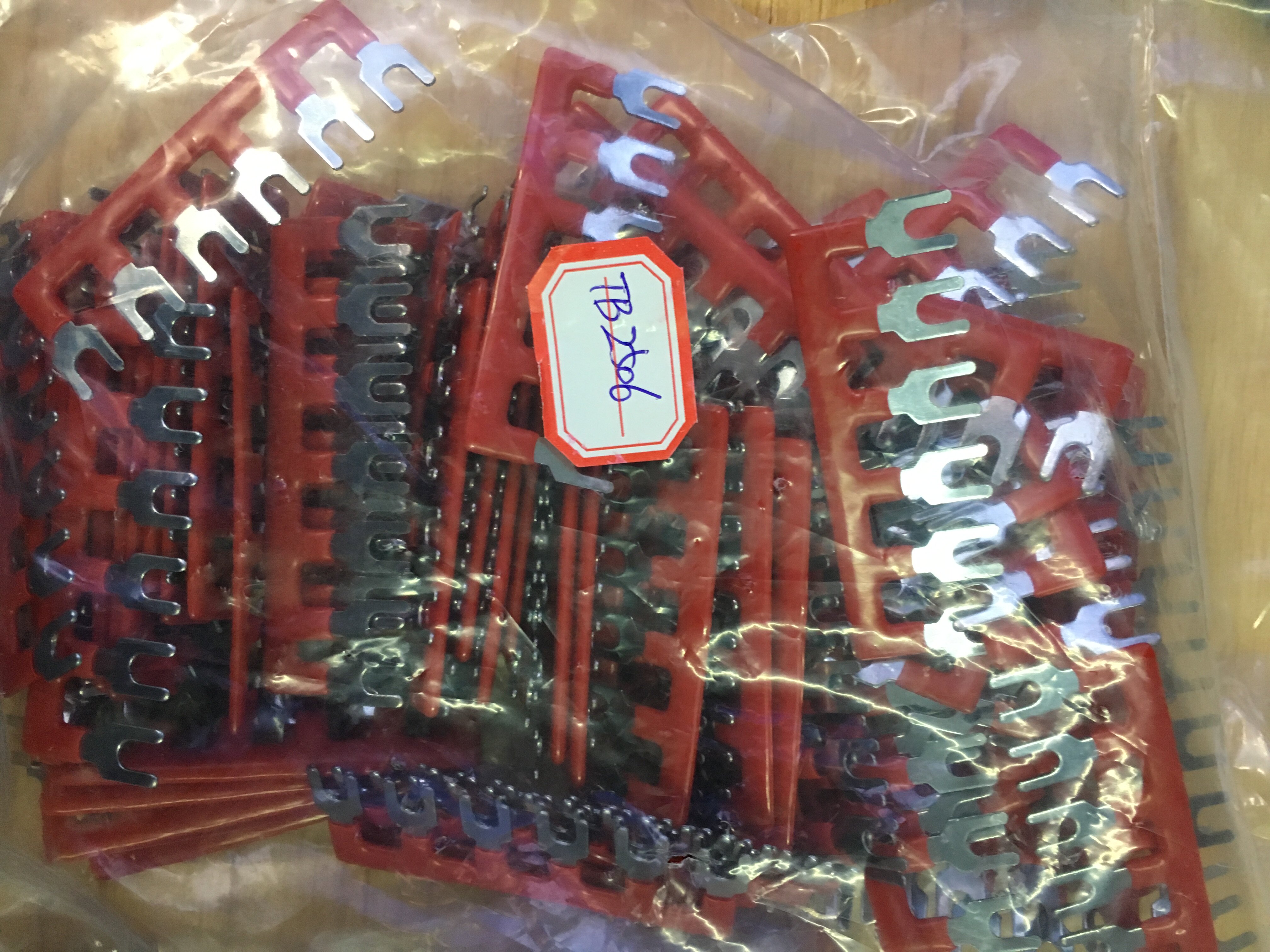 TB2506 short circuit sheet short contact strip short circuit strip red yellow blue black 4 color optional 25A 6 bit wiring terminals