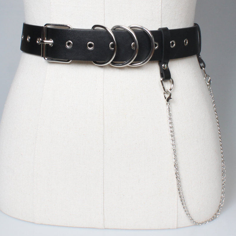 Fashion Chain Geometric Solid Color Belt Wholesale display picture 2