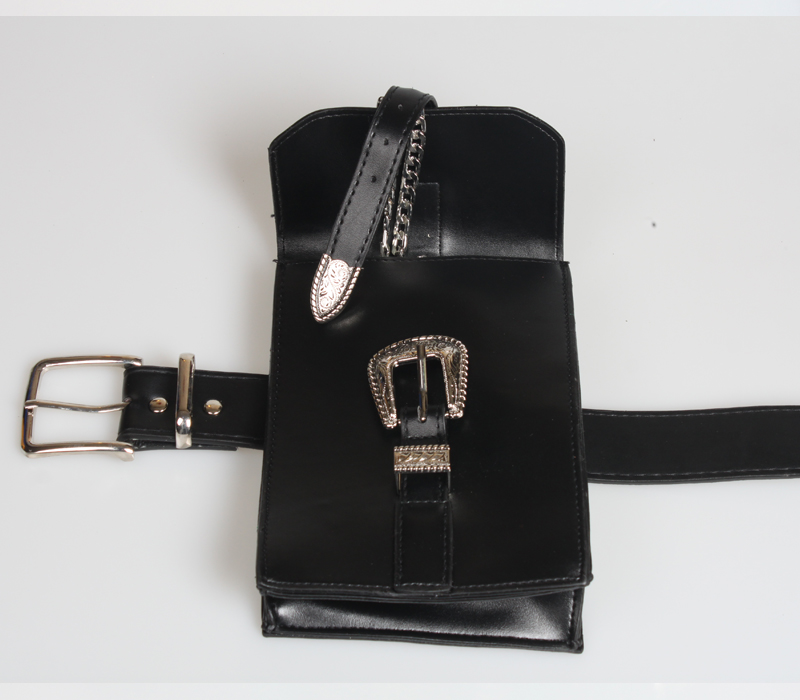 New Multi-function Carved Buckle Long Chain Waist Bag Wholesale Nihaojewelry display picture 5