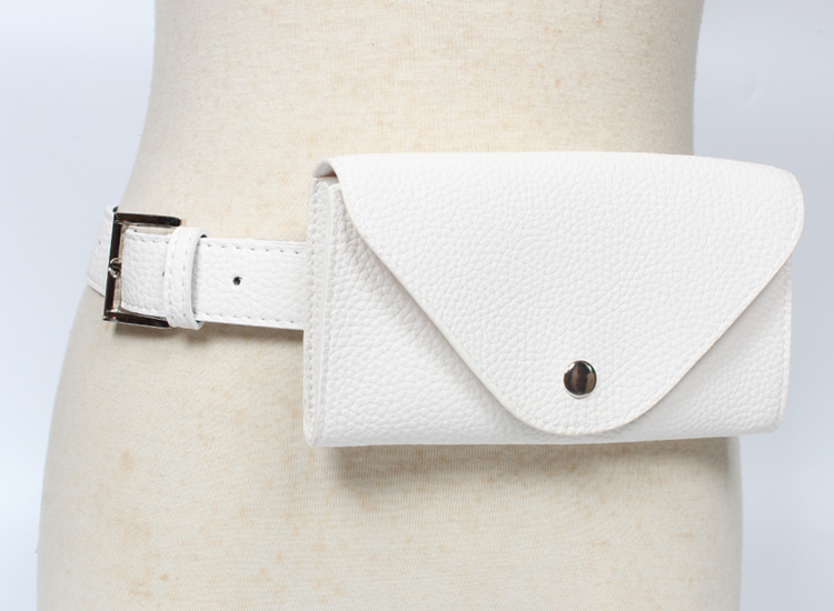 Fashion Lychee Pattern Thin Belt Waist Bag display picture 8