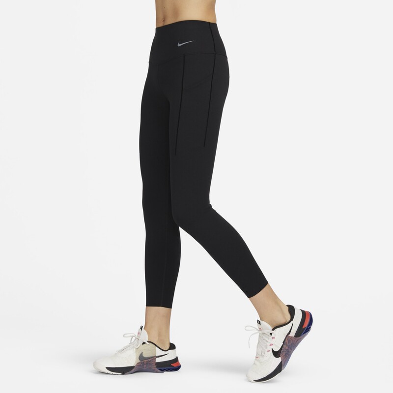 Nike Women's Mid-Waist Slimming Butt-Lifting Shaping Fitness Running Training Yoga Nine-Point Leggings Dq5875-010