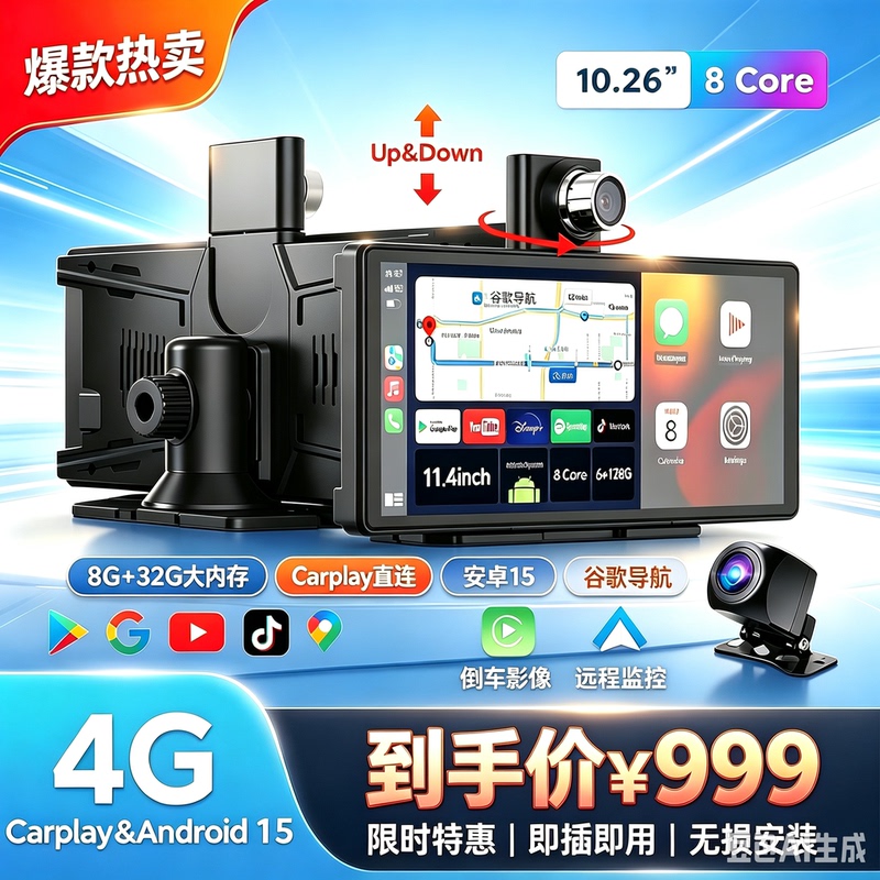 Overseas Version of the Dashboard Driving Recorder 4g Android 15 High-Definition Car Smart Screen Navigation Reversing Carplay Overseas Version of the Dashboard Driving Recorder 4g Android 15 High-Definition Car Smart Screen Navigation Reversing Carplay