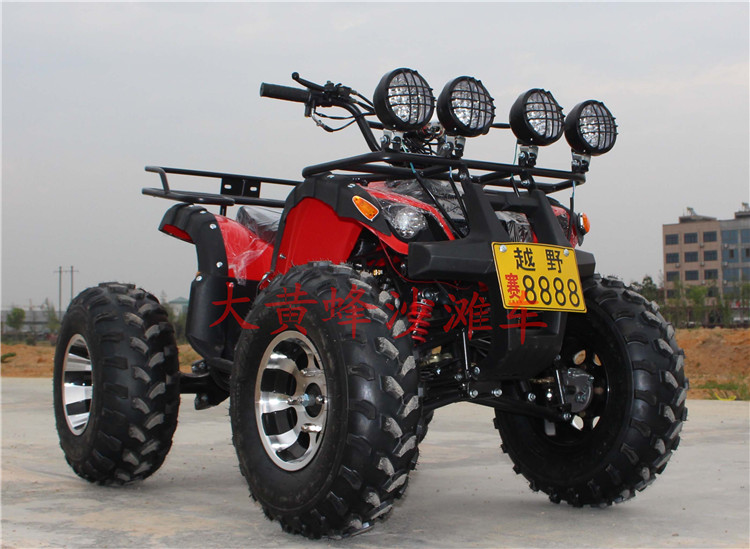 Lớn và nhỏ bò ATV bốn bánh off-road xe máy xăng điện leo núi người lớn xe máy 250 trục truyền