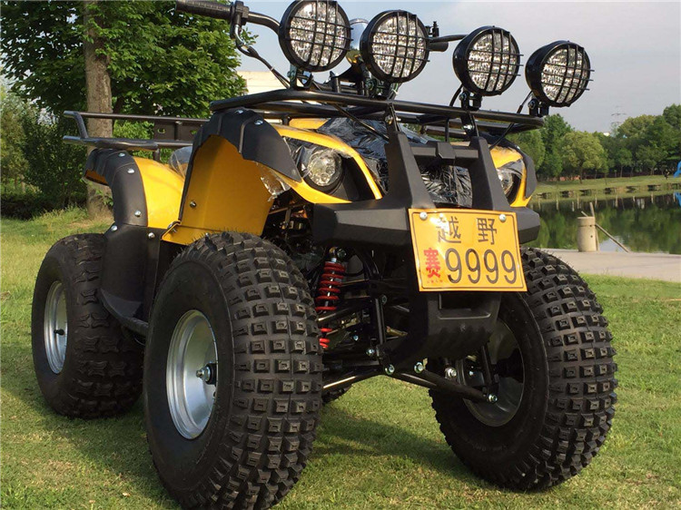 Lớn và nhỏ bò ATV bốn bánh off-road xe máy xăng điện leo núi người lớn xe máy 250 trục truyền