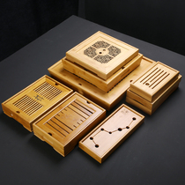 Home simple kung fu tea set Tea Tray Set mini water storage bamboo dry bubble small tea table Japanese bamboo tea tray