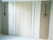 Customized modern light luxury style bedroom bedside sofa TV soft bag hard bag background wall semicircular wall living room