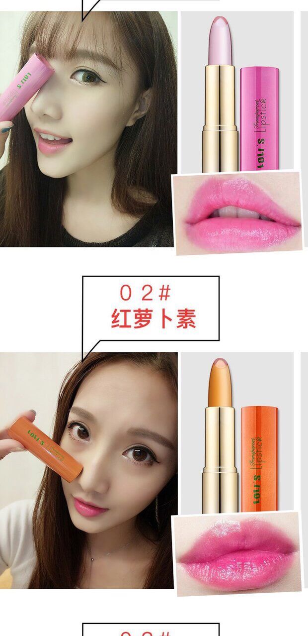 Có thể ăn son đổi màu, dưỡng ẩm lâu, không thấm nước, không đánh dấu, học sinh, lưới Hàn Quốc, son môi màu đỏ thạch son collagen