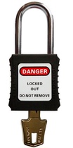 Nylon glass fiber industrial padlock His513 industrial safety management padlock corrosion-resistant industrial lock
