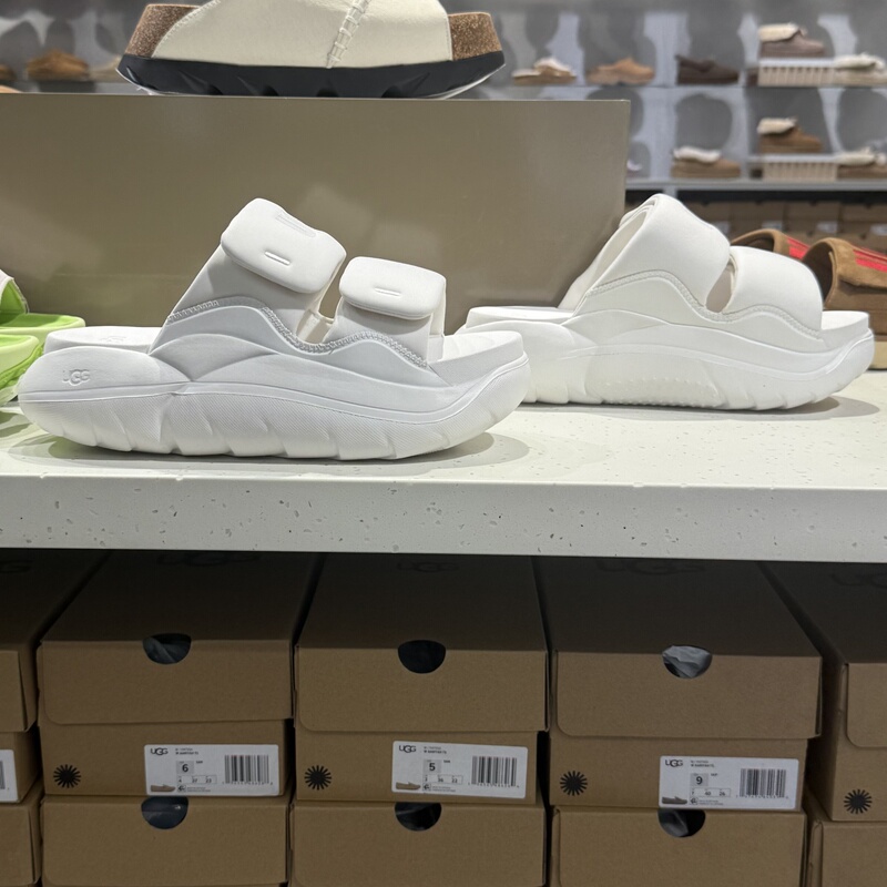 Ugg Women's Shoes, Genuine from the Store, Velcro Comfortable Cloud Sole, Thick-Soled Open-Toe Casual Sandals, Summer 1152689 Ugg Women's Shoes, Genuine from the Store, Velcro Comfortable Cloud Sole, Thick-Soled Open-Toe Casual Sandals, Summer 1152689