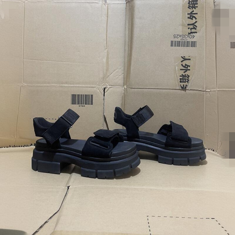 Ugg Women's Sandals, Genuine Store Product, Sheepskin Thick-Soled Velcro Ashton Comfortable Casual Shoes for Summer 1136764 Ugg Women's Sandals, Genuine Store Product, Sheepskin Thick-Soled Velcro Ashton Comfortable Casual Shoes for Summer 1136764
