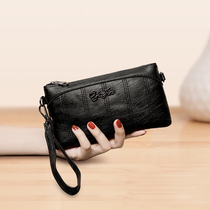 2021 new Korean version of womens ultra-thin wallet womens clutch messenger bag