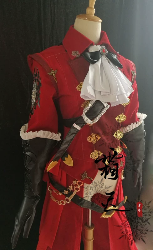 FF14 Красный демон 70 школьная форма COS одежда двойной ход Meng- портной мужская одежда