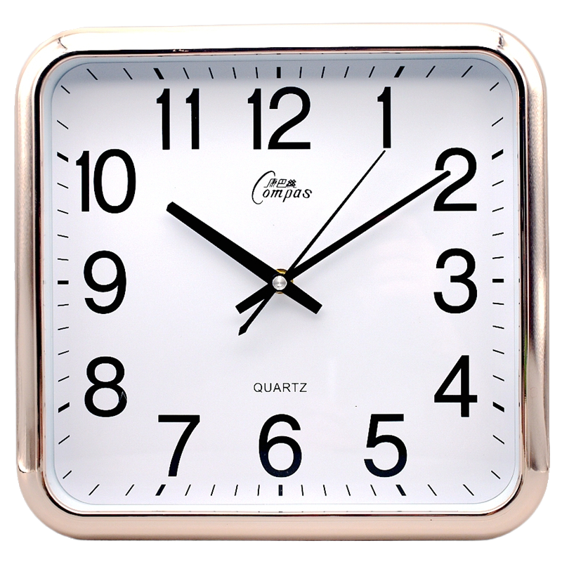 Kangbas Silent Clock for Living Room and Bedroom, Simple Large Wall Clock for Home Use, Electronic Wall Clock, Quartz Clock