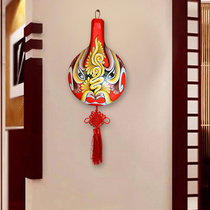 Folk handicraft Peking Opera club fire horse spoon facial makeup decoration pendant town house folk custom antique Chinese decoration hanging wall
