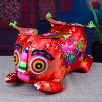 Cloth Tiger Folk Craft Pint Tiger Pillow Baby Baby Full Moon Little Tiger China Wind Featured Small Gift