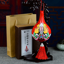 Folk Crafts Products Social Fire Horse Spoon Facebook Finished Hand Painted Small Peking Opera Face Facebook Pendant China Wind Small Gift
