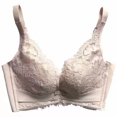 Small breasts gather without steel ring underwear women's thick upper thin burst milk big upper collection auxiliary milk adjustment bra sexy lace