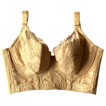  Seven-button soft steel ring full cup big chest small underwear gather the upper support anti-sagging close the breast adjust the bra thin section