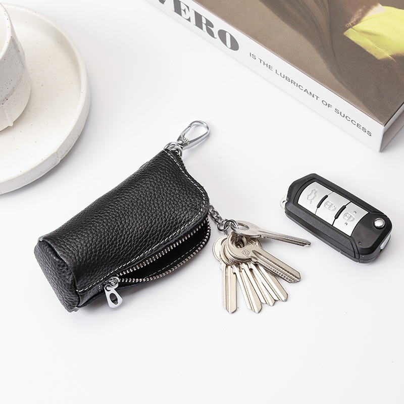 锁匙包真皮2025新款钥匙包头层牛皮零钱包多功能一体包简约卡袋定 | 必备生活神器，解锁精致生活！🌟