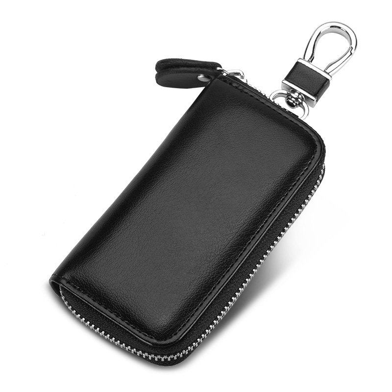 Home Key Pack Racelet genuine leather Large capacity Men's and women's Multi-functional Key Pack Bull Leather Waist Hanging Large Capacity