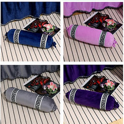 Beauty Bedspread with Extended Foot Pillow, Candy Pillow, High-End Beauty Salon Massage Pillow, Lace Square Pillow with Core Health Pillow