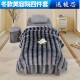 Thickened rabbit plush beauty bedspread four-piece set milk velvet sheets beauty salon massage therapy plus velvet quilt cover bed skirt